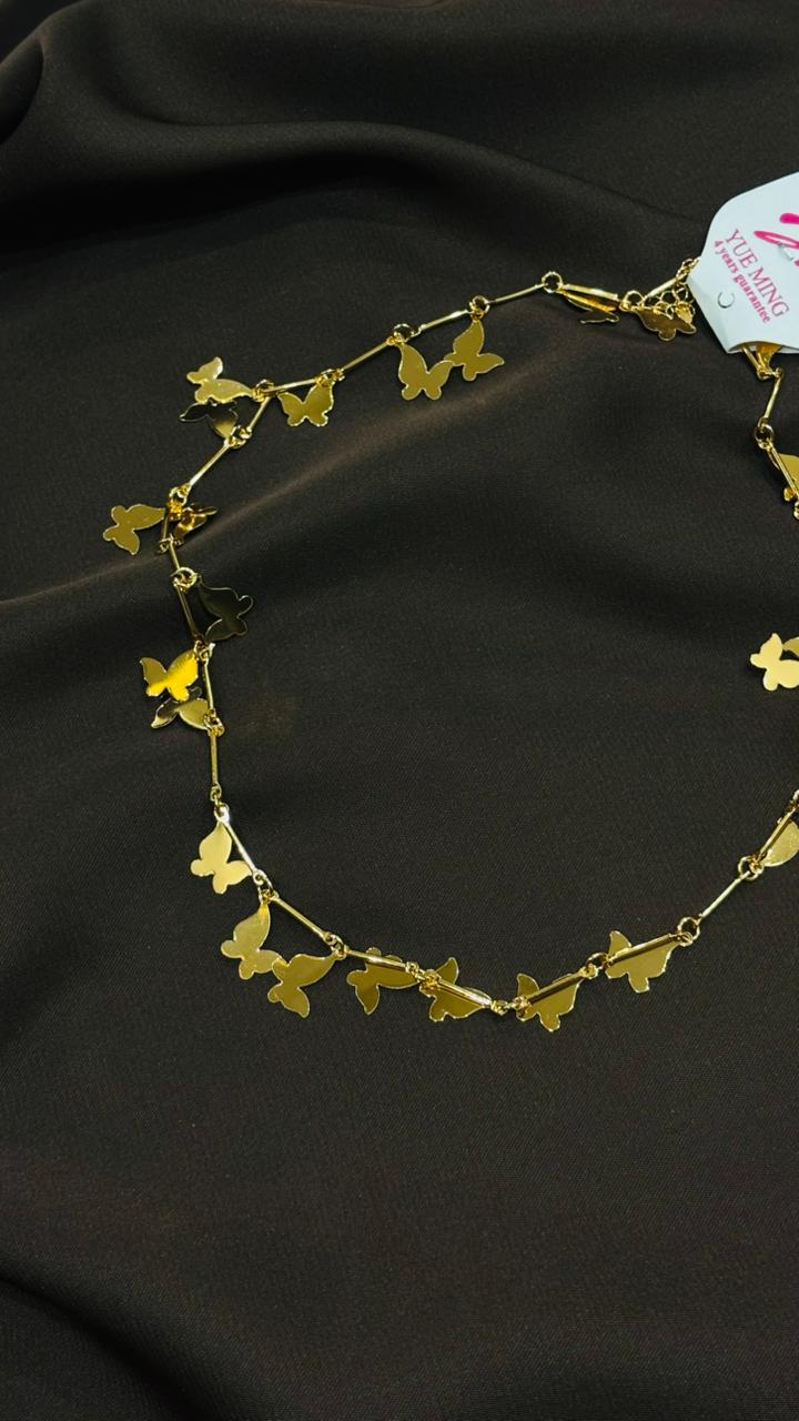Butterfly Charm Gold Necklace