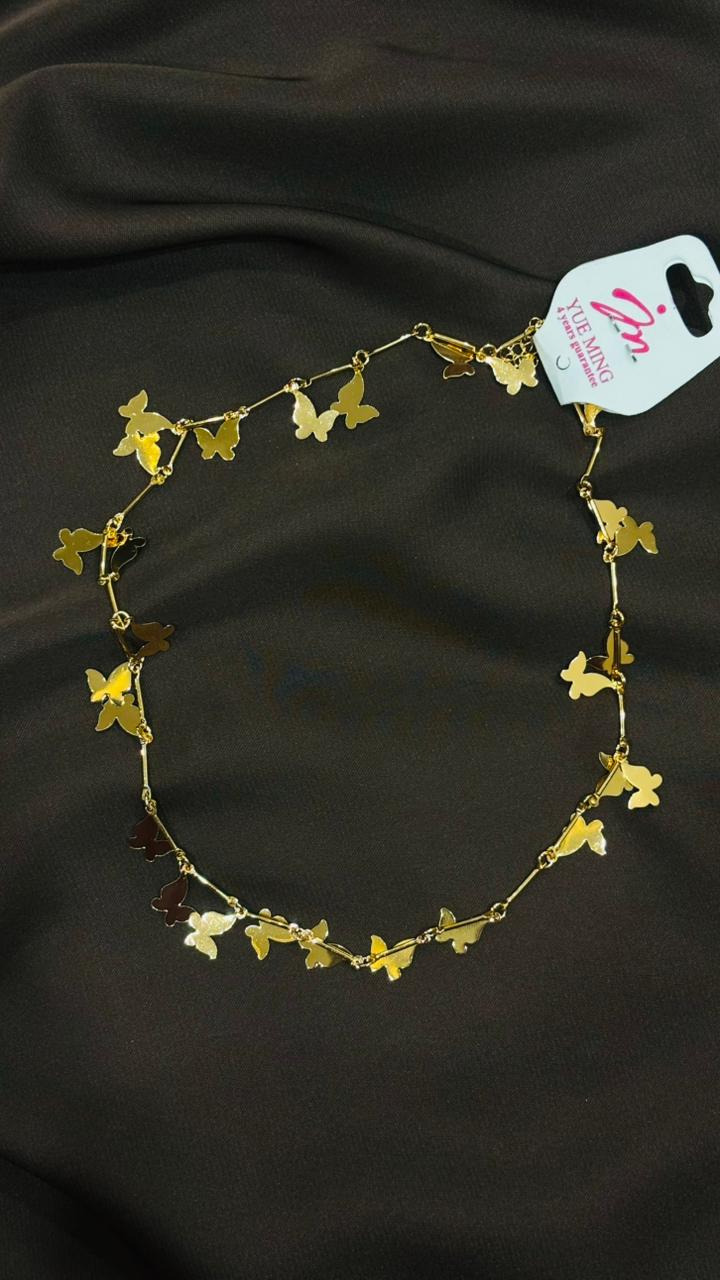 Butterfly Charm Gold Necklace