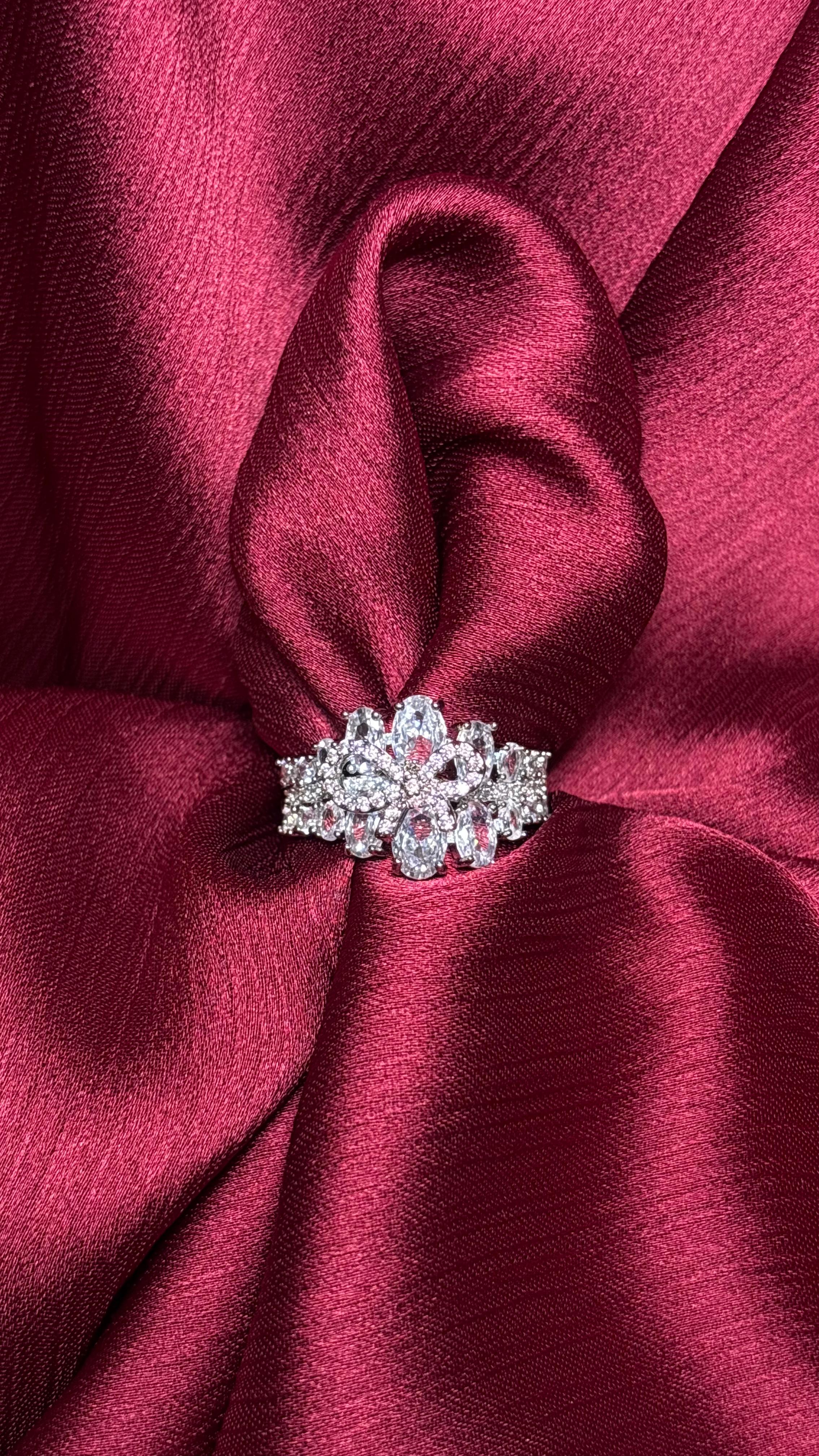 Diamond Cluster Band – Bold & Brilliant