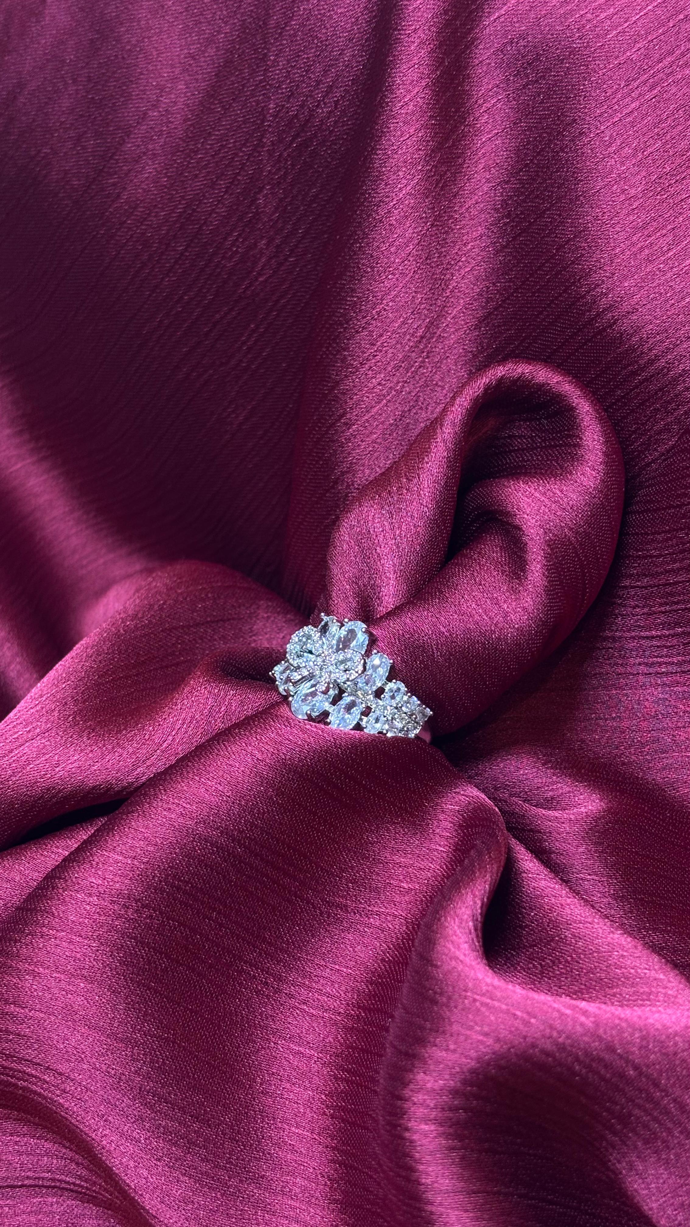 Diamond Cluster Band – Bold & Brilliant