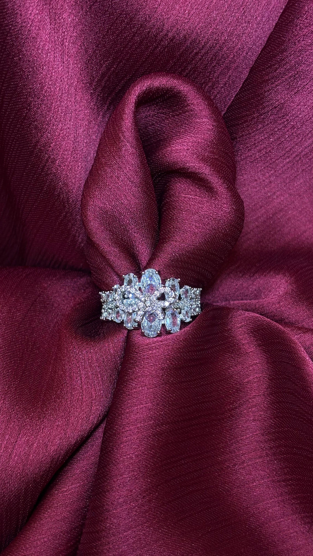 Diamond Cluster Band – Bold & Brilliant