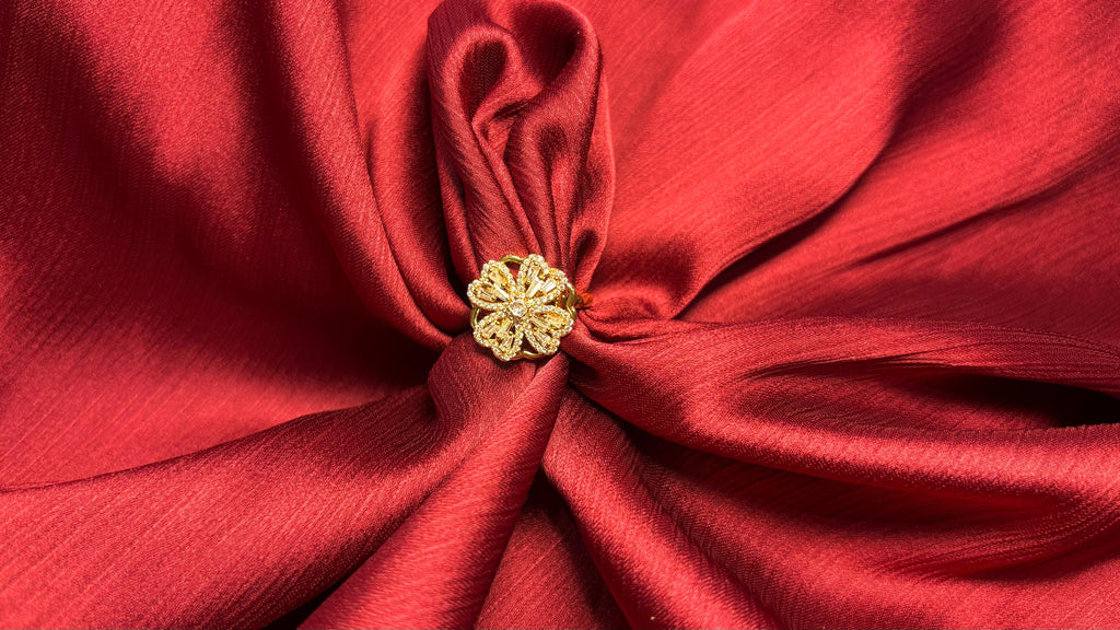 Floral Bloom Gold Ring – Grace in Every Detail