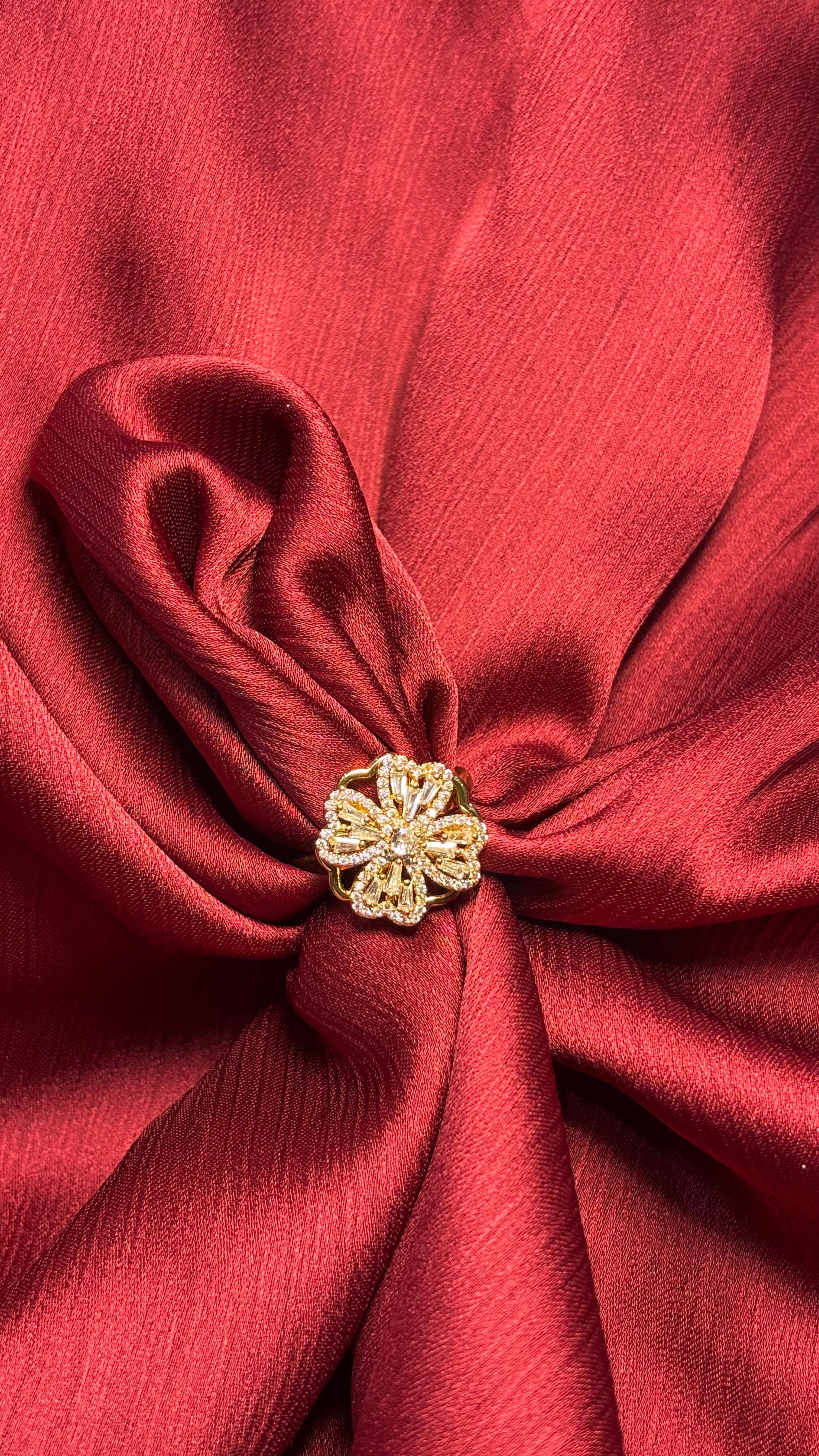Floral Bloom Gold Ring – Grace in Every Detail